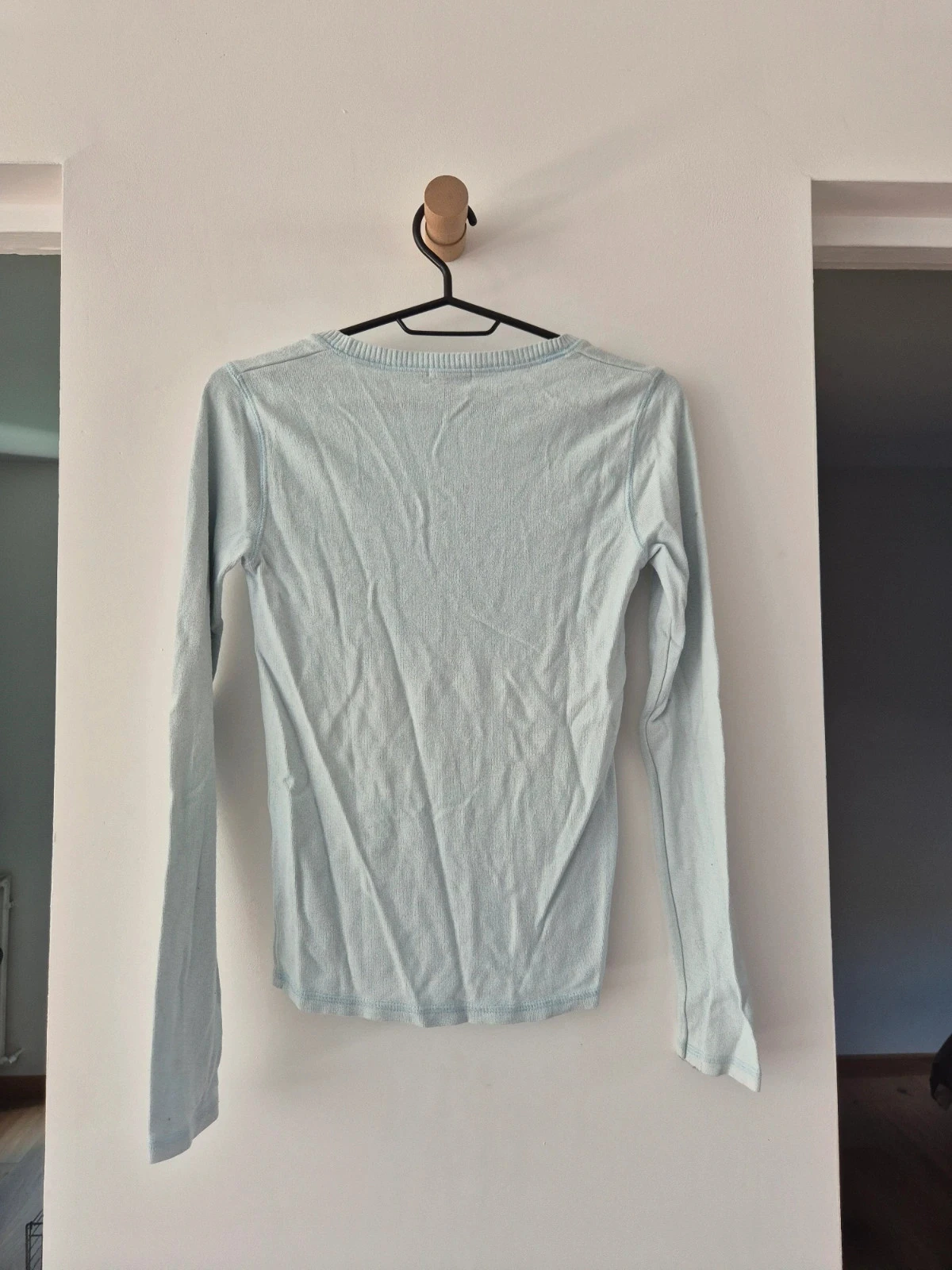 Pull col V Naf naf M bleu clair – photo 2
